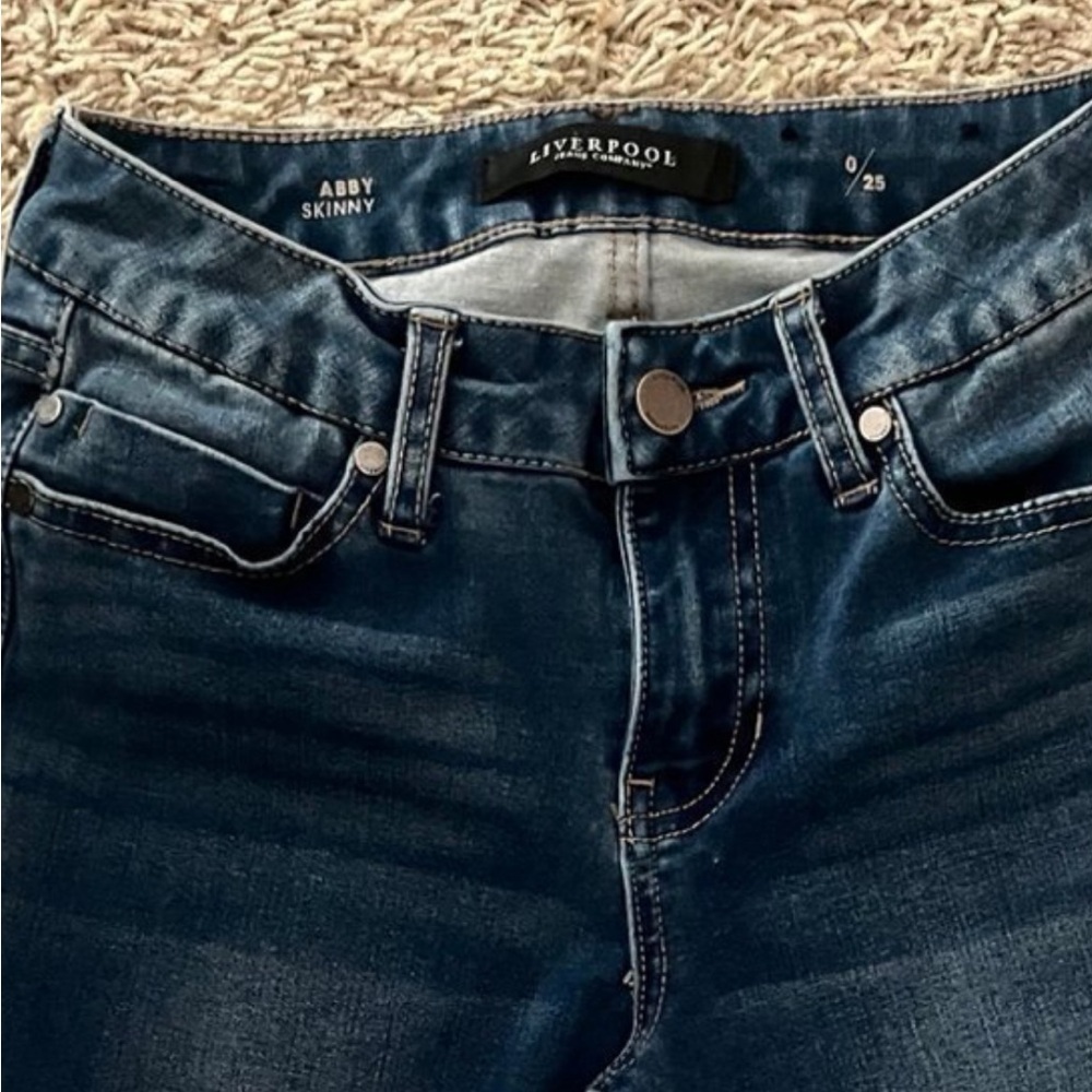 LIVERPOOL Skinny Jeans WOMEN SIZE 0 Like New - Picture 6 of 6